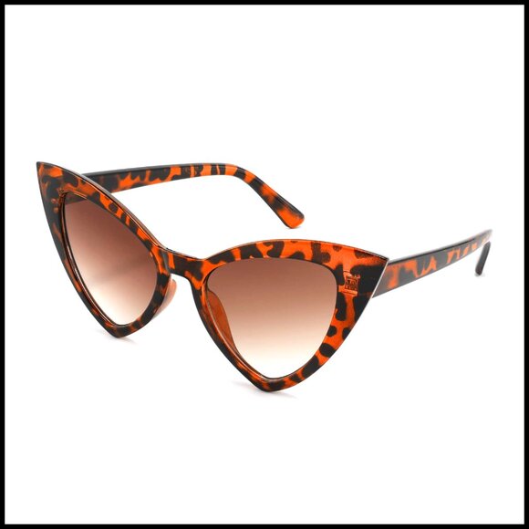 Retro Cat Eye Sunglasses with UV400 Protection Plastic Frame main image 7